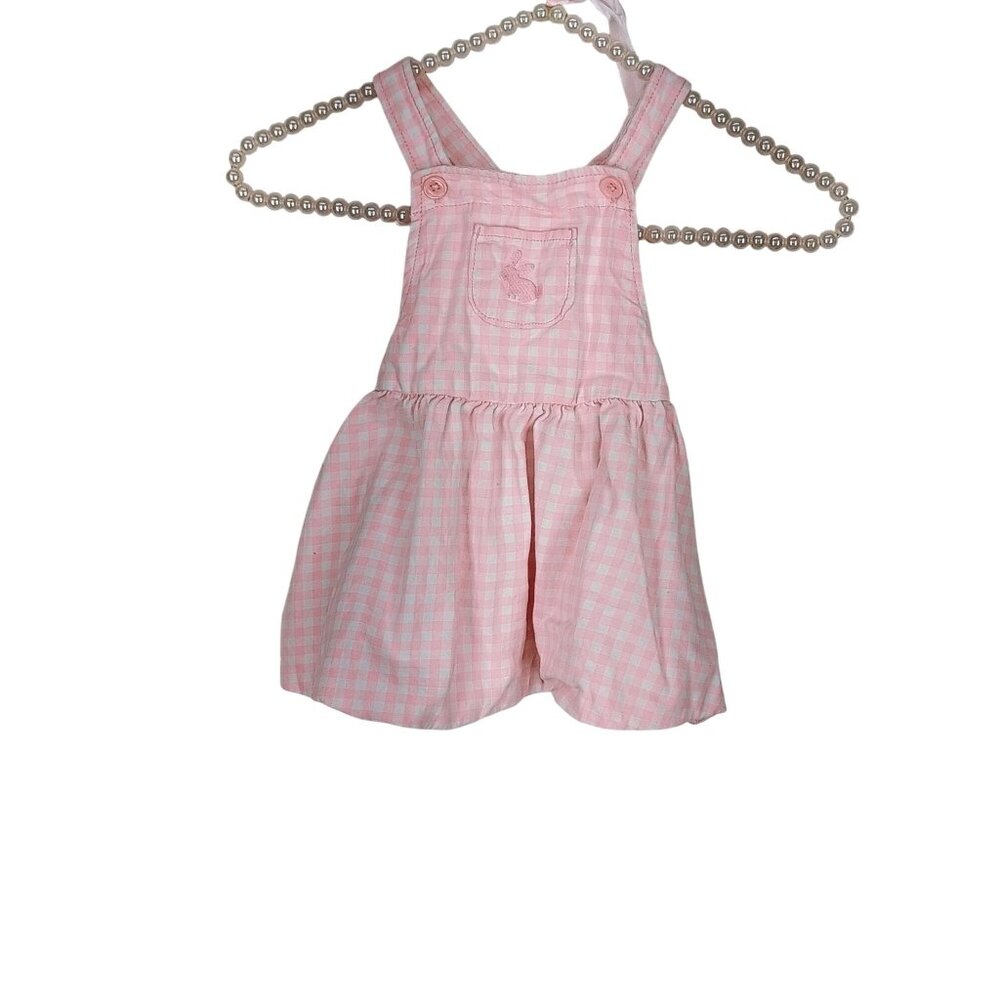 Girls CARTER'S JOY pink gingham rabbit dress‎ 18 months Easter outfit